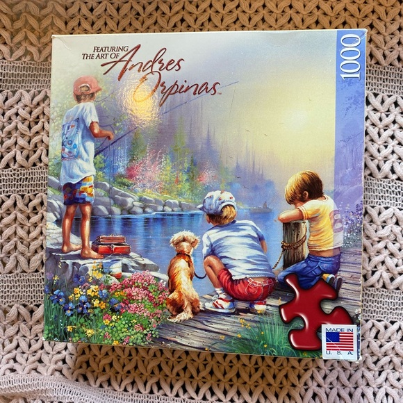 Kids Puzzle Andres Orpinas First Catch 1000 pieces - Picture 3 of 6